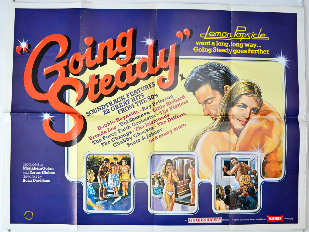 Going Steady   (a.k.a. Yotzim Kavua)  Original British Quad Poster - Movie Poster