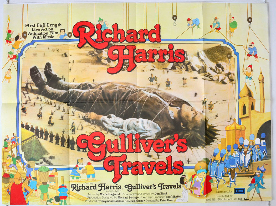 Gulliver's Travels Original British Quad Poster - Movie Poster