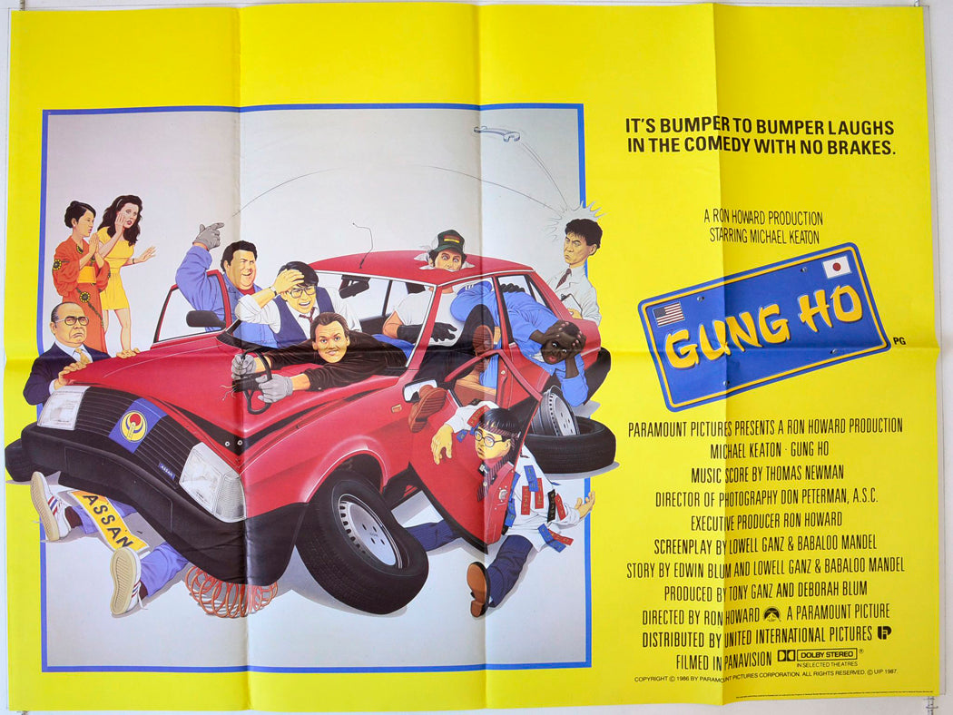 Gung Ho Original British Quad Poster - Movie Poster