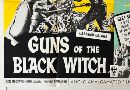 “Guns Of The Black Witch / Phantom Planet”  Original British Quad Poster - Movie Poster