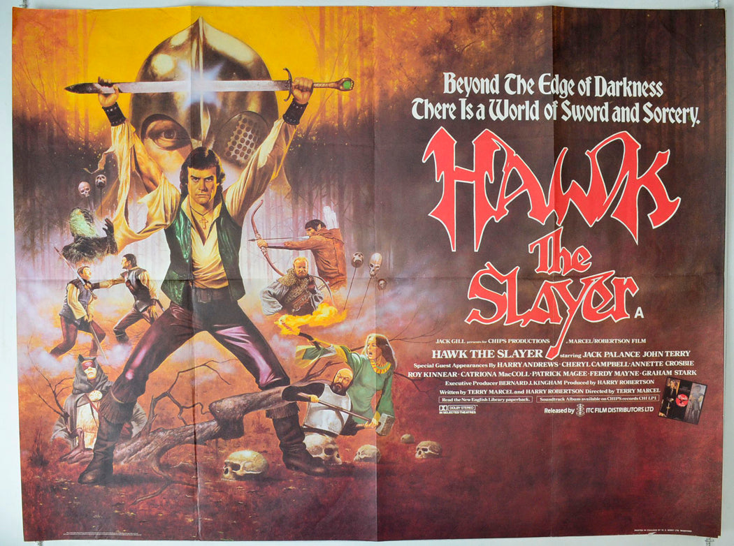 Hawk The Slayer Original British Quad Poster - Movie Poster