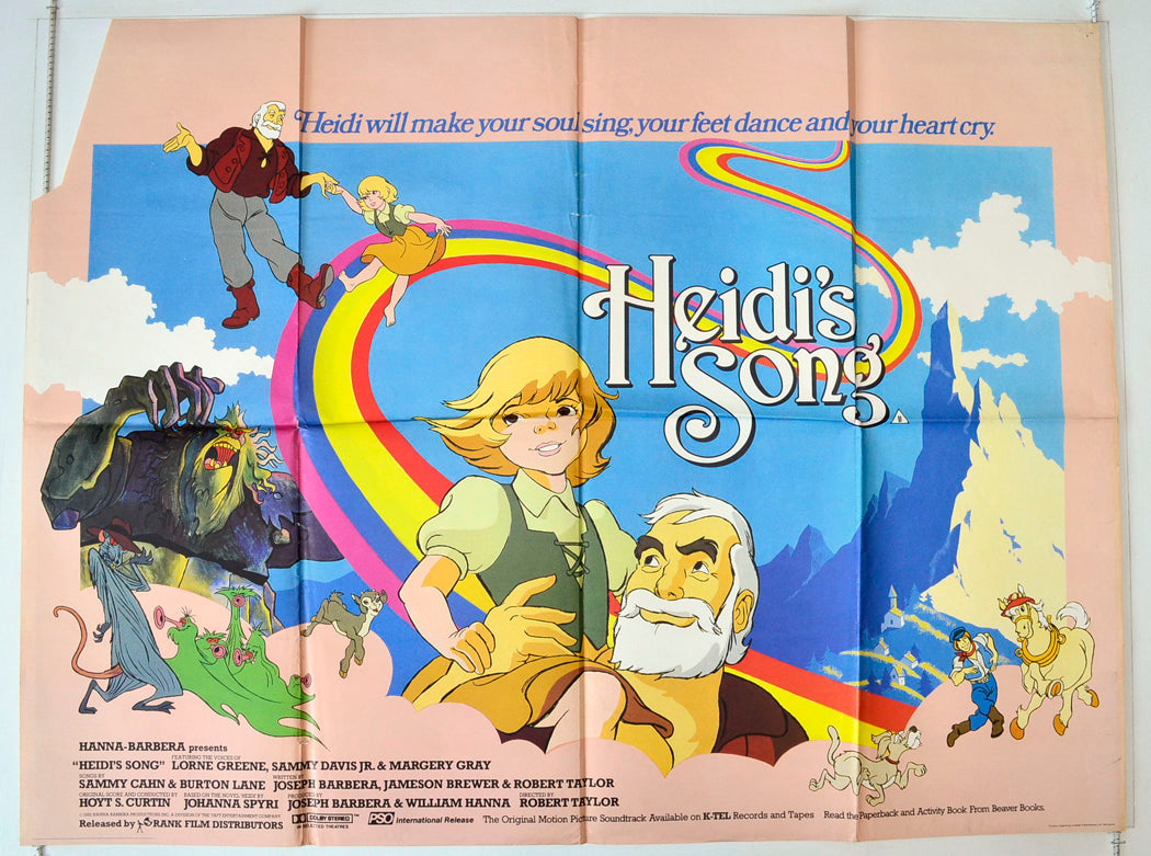 Heidi's Song Original British Quad Poster - Movie Poster