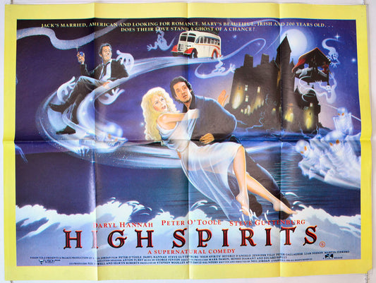 High Spirits Original British Quad Poster - Movie Poster