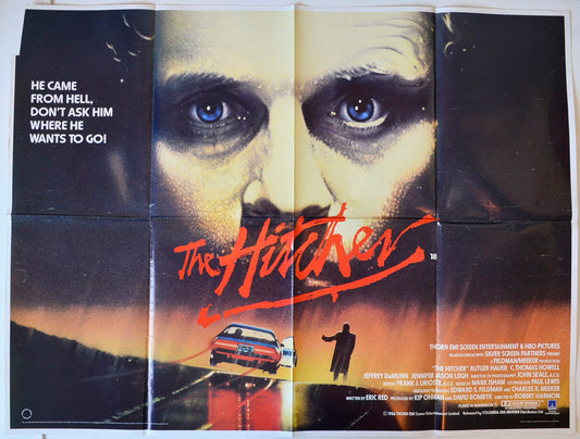 The Hitcher Original British Quad Poster - Movie Poster