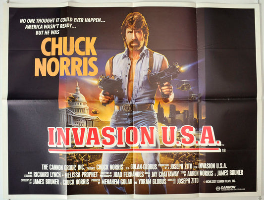 Invasion USA Original British Quad Poster - Movie Poster