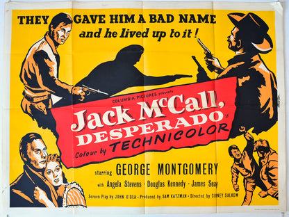 Jack McCall / Desperado  Original British Quad Poster - Movie Poster