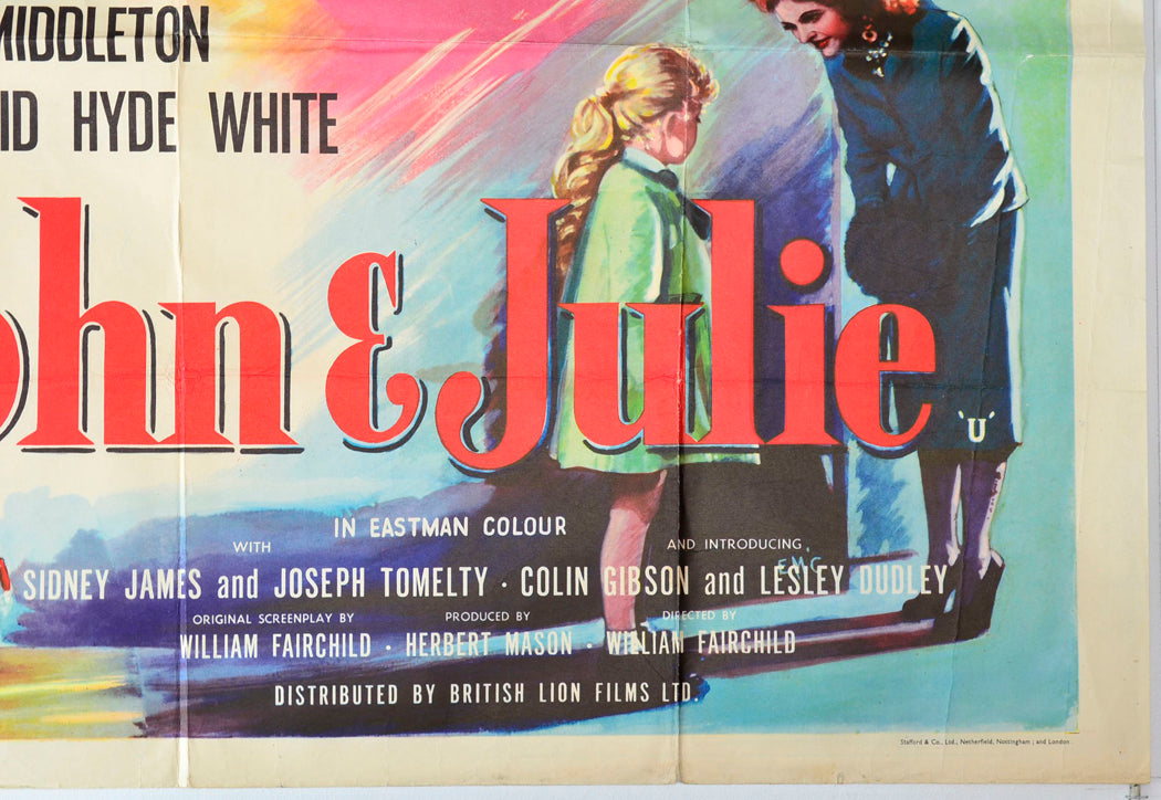 “John And Julie”   Original British Quad Poster - Movie Poster