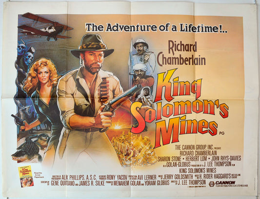 King Solomon's Mines Original British Quad Poster - Movie Poster