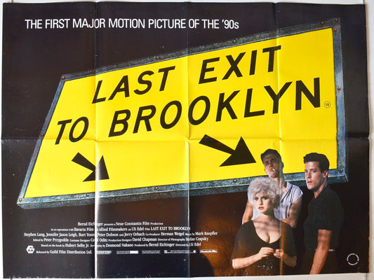 Last Exit To Brooklyn Original British Quad Poster - Movie Poster