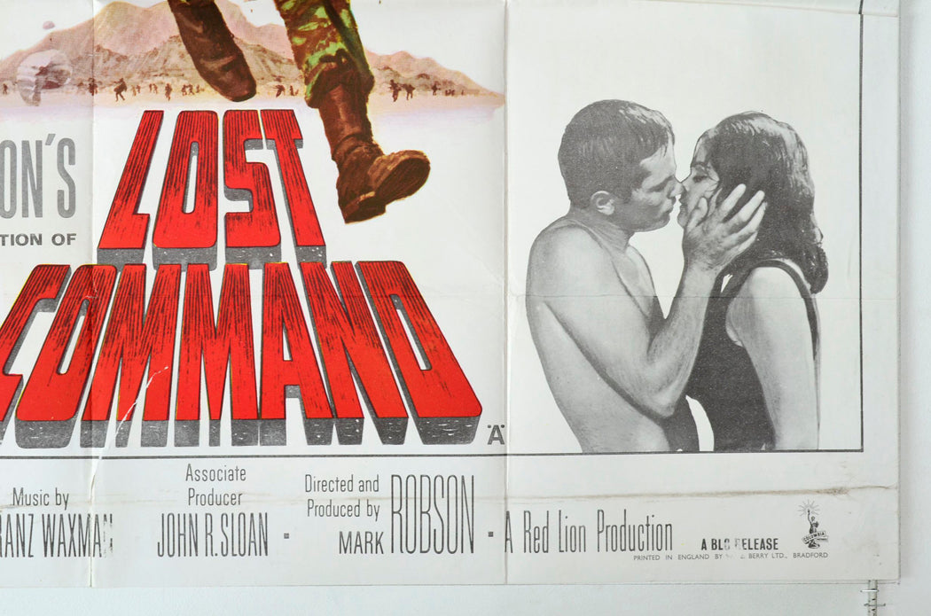 “Lost Command”   Original British Quad Poster - Movie Poster