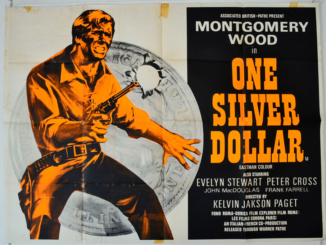 One Silver Dollar  Original British Quad Poster - Movie Poster