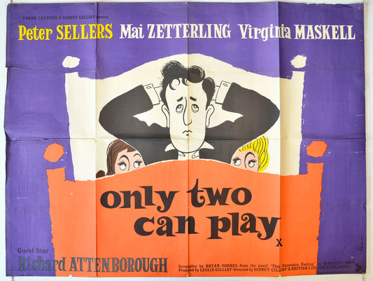 Only Two Can Play  Original British Quad Poster - Movie Poster