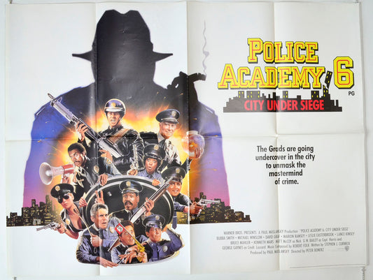 Police Academy 6 : Mission To Moscow Original British Quad Poster - Movie Poster