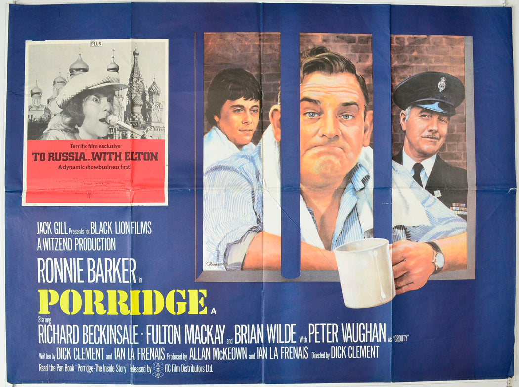 Porridge Original British Quad Poster - Movie Poster