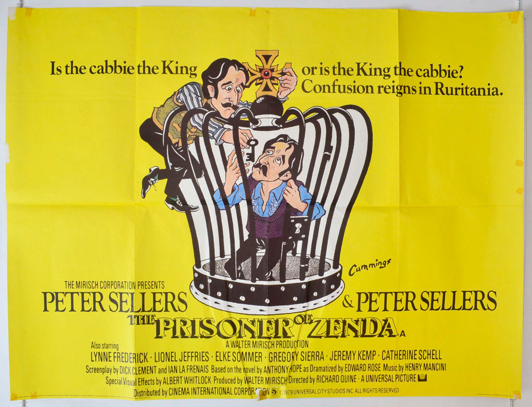 The Prisoner Of Zenda Original British Quad Poster - Movie Poster