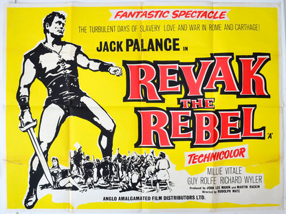 Revak The Rebel  Original British Quad Poster - Movie Poster