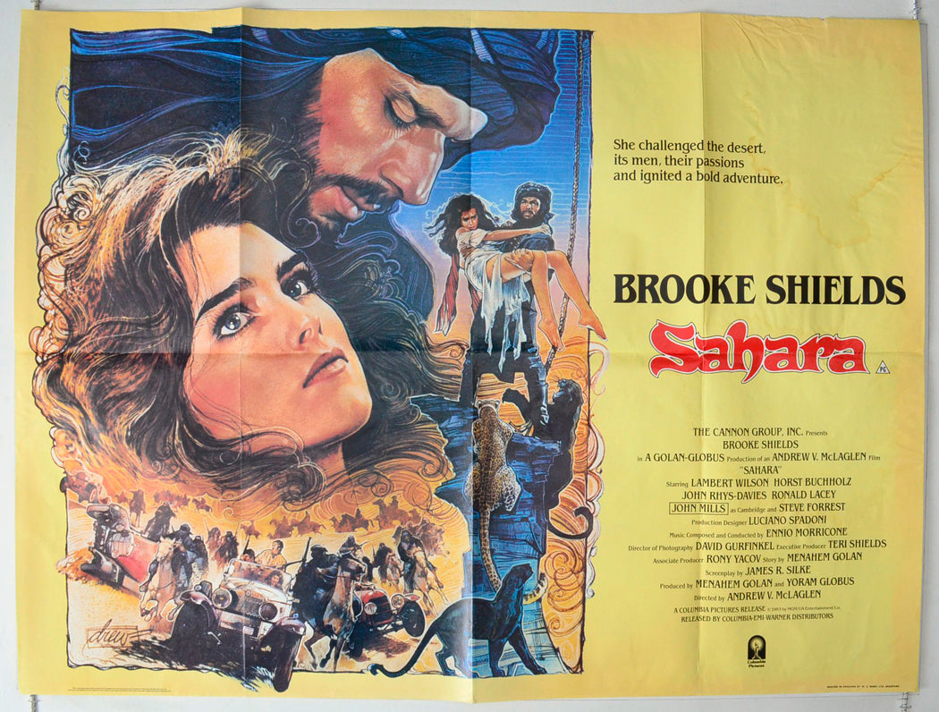 Sahara Original British Quad Poster - Movie Poster