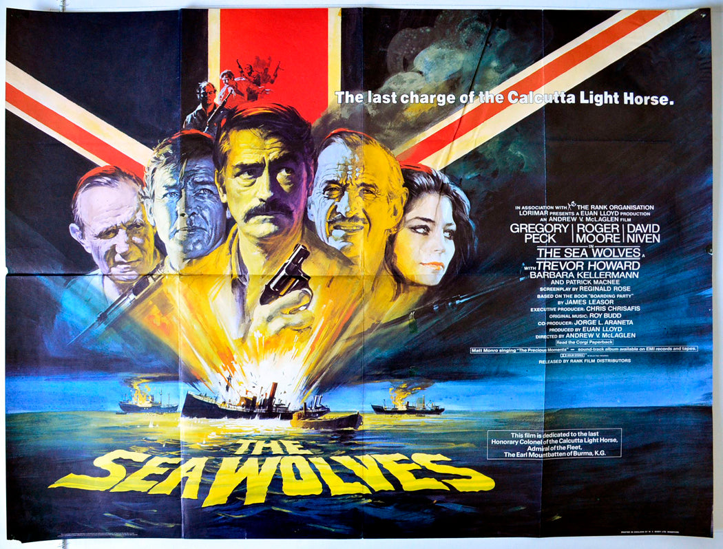 The Sea Wolves Original British Quad Poster - Movie Poster