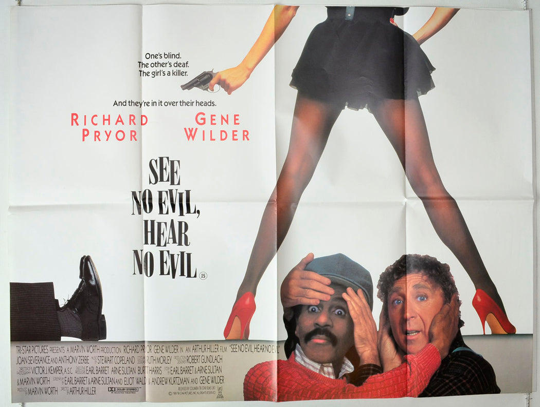 See No Evil Hear No Evil Original British Quad Poster - Movie Poster