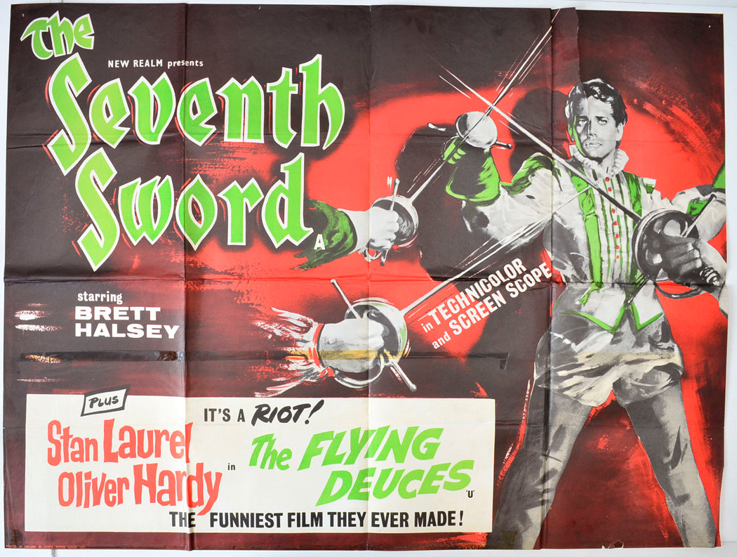 The Seventh Sword   (a.k.a. Le sette spade del vendicatore)  Original British Quad Poster - Movie Poster