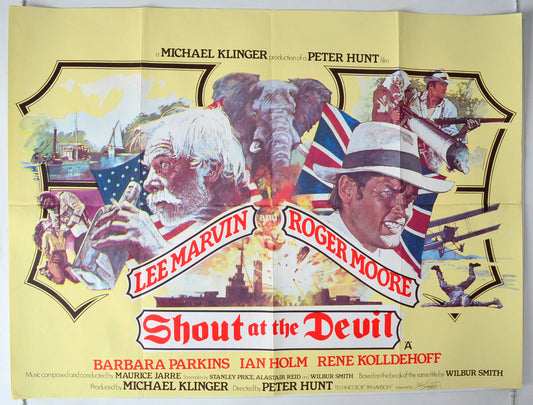 Shout At The Devil Original British Quad Poster - Movie Poster