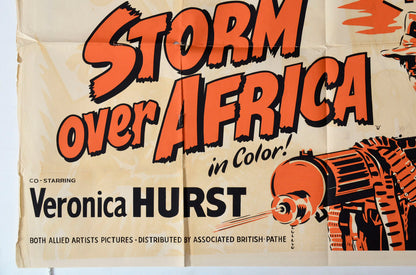 “Storm Over Africa / Paris Playboys”  Original British Quad Poster - Movie Poster