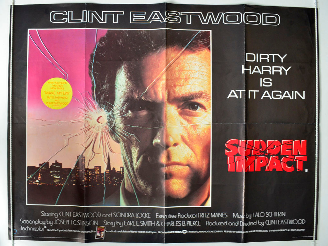 Sudden Impact Original British Quad Poster - Movie Poster