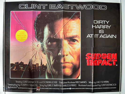 Sudden Impact Original British Quad Poster - Movie Poster