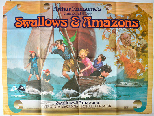 Swallows And Amazons Original British Quad Poster - Movie Poster