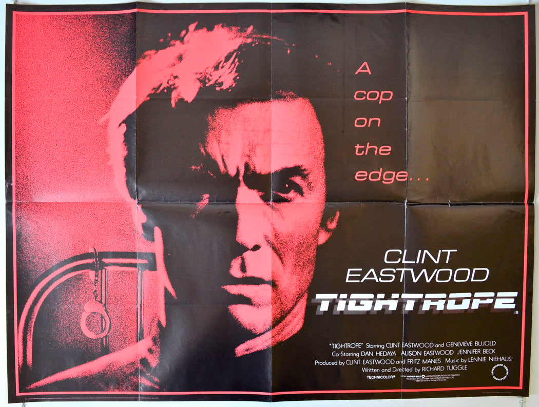 Tightrope Original British Quad Poster - Movie Poster