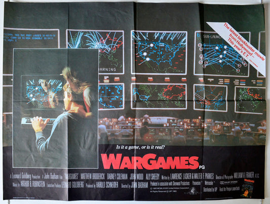 War Games Original British Quad Poster - Movie Poster