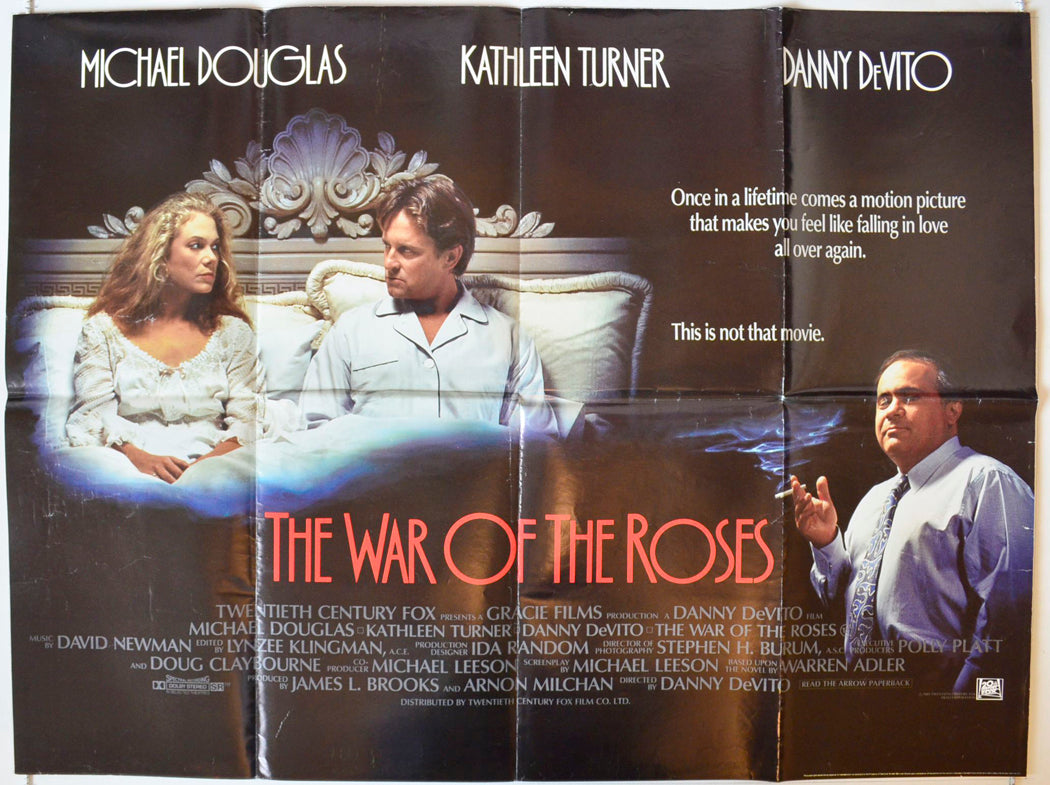 The War Of The Roses Original British Quad Poster - Movie Poster