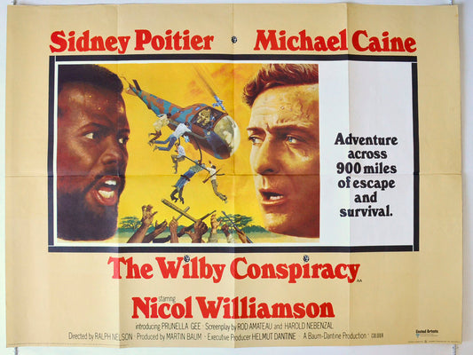 The Wilby Conspiracy Original British Quad Poster - Movie Poster