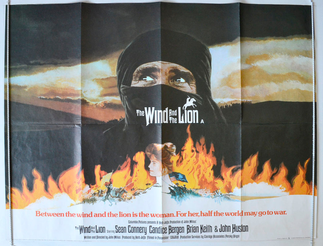 The Wind And The Lion Original British Quad Poster - Movie Poster