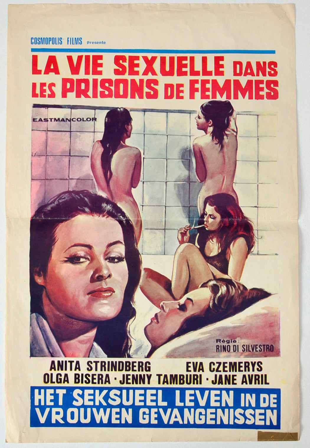 Women In Cell Block 7   (Belgian title - Het Seksueel Leven in de Vrouwengevangenissen) Original Belgian Poster -