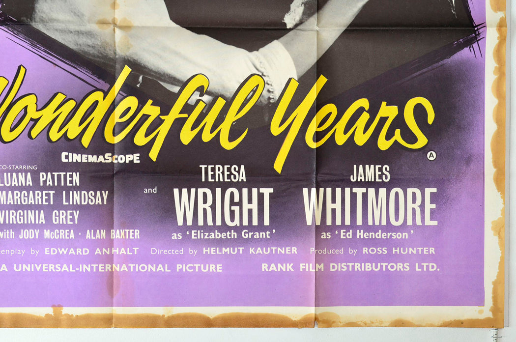 “Wonderful Years”  Original British Quad Poster - Movie Poster