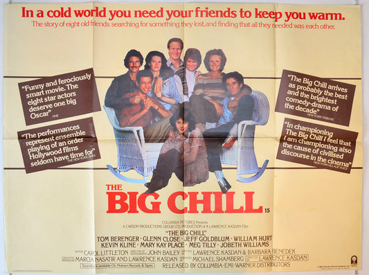 The Big Chill Original British Quad Poster - Movie Poster