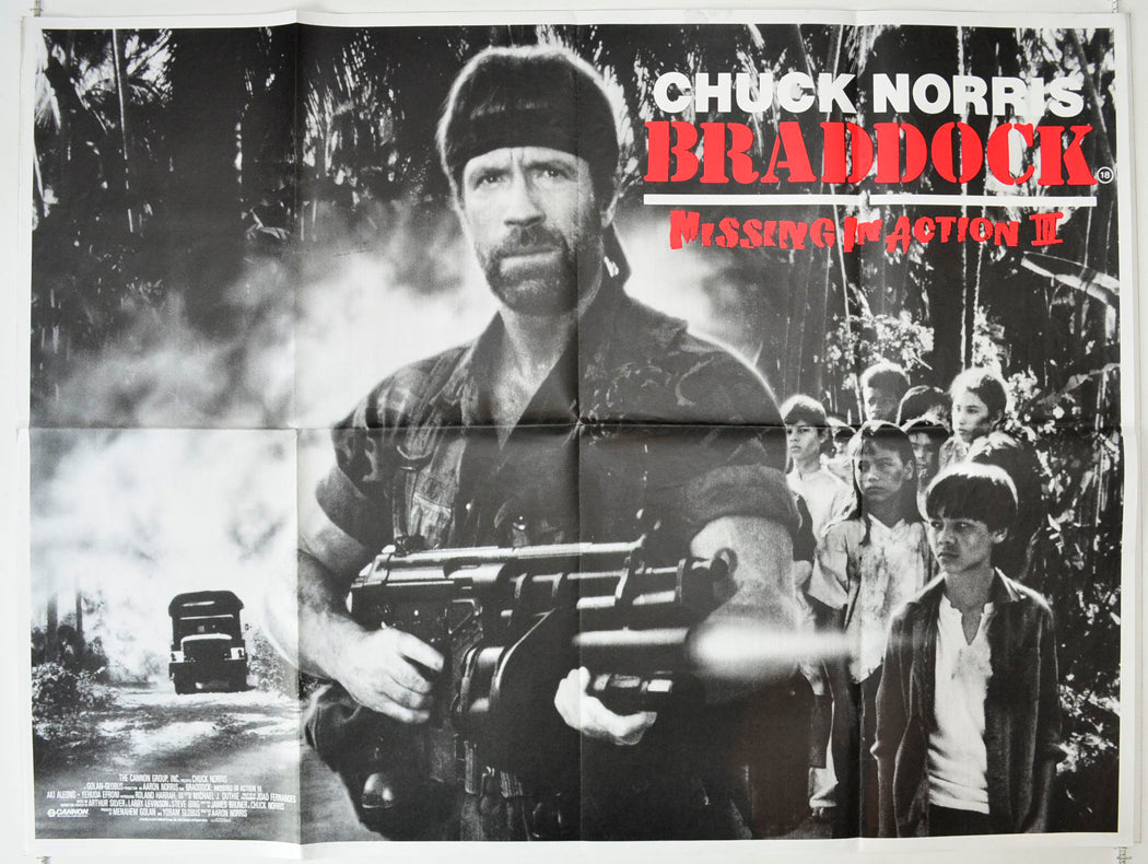 Braddock : Missing In Action III Original British Quad Poster - Movie Poster