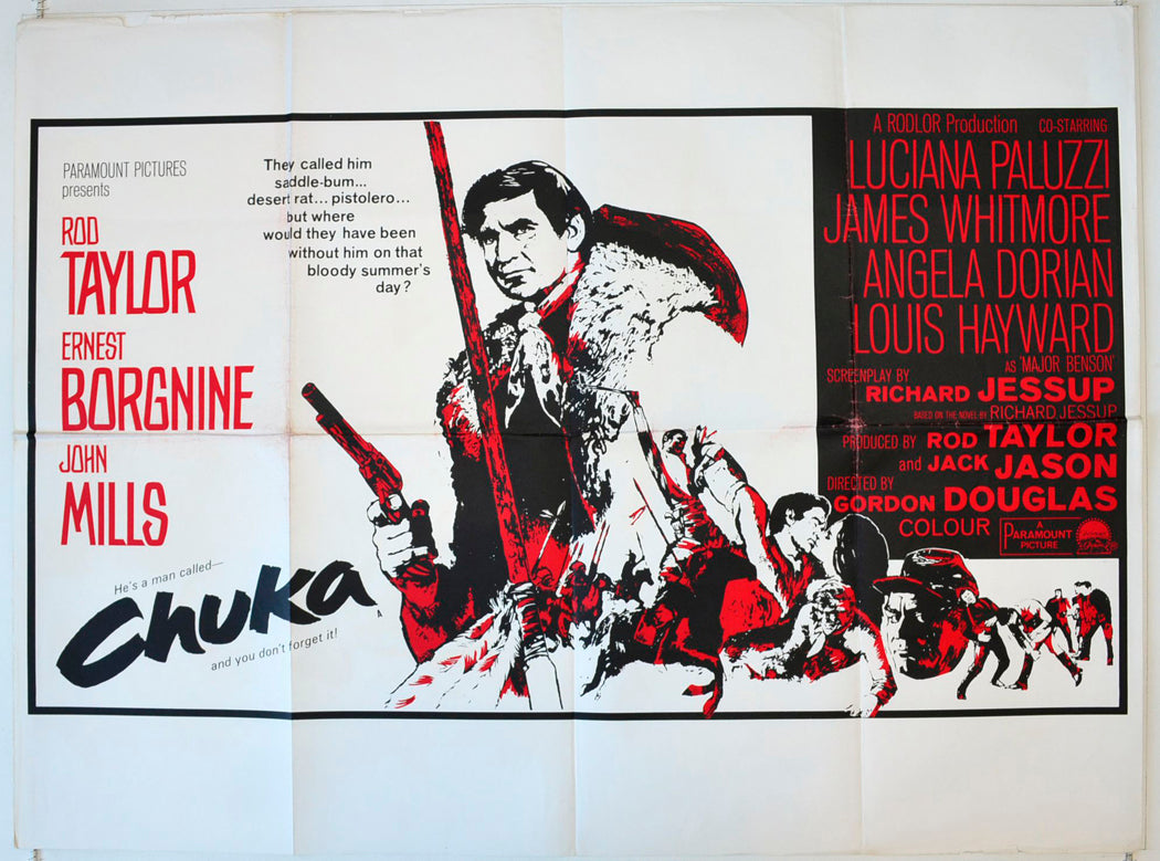 Chuka Original British Quad Poster - Movie Poster