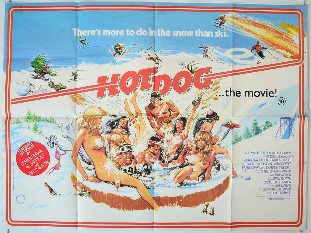 Hot Dog.. The Movie Original British Quad Poster - Movie Poster