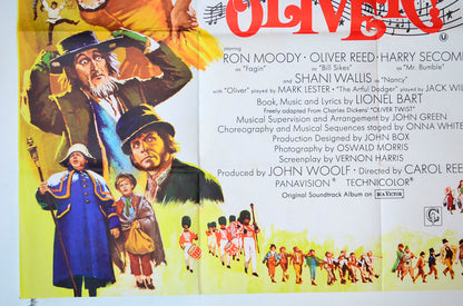 “Oliver !” Original British Quad Poster - Movie Poster