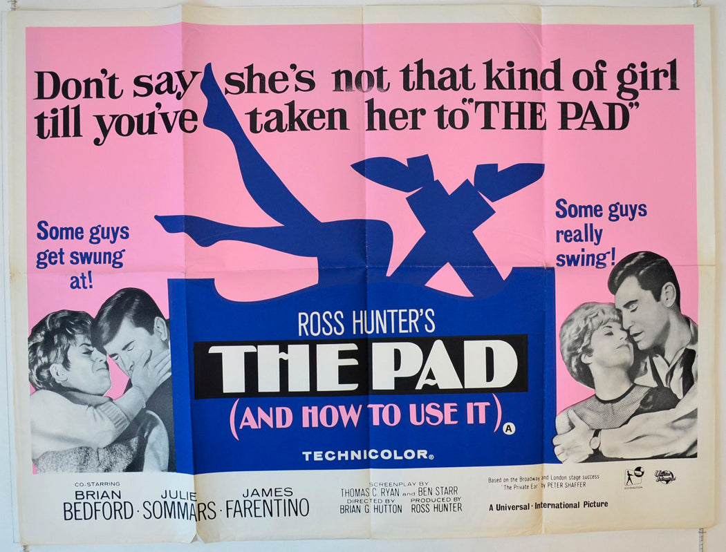 The Pad (And How To Use It) Original British Quad Poster - Movie Poster