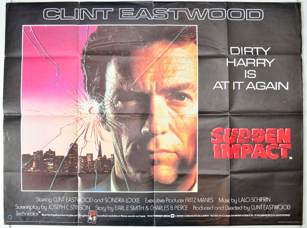 Sudden Impact Original British Quad Poster - Movie Poster