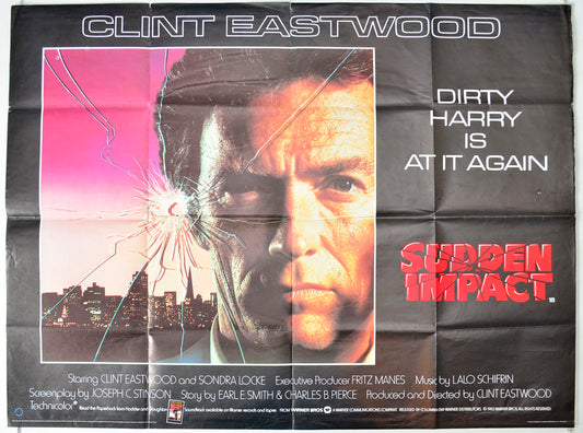 Sudden Impact Original British Quad Poster - Movie Poster