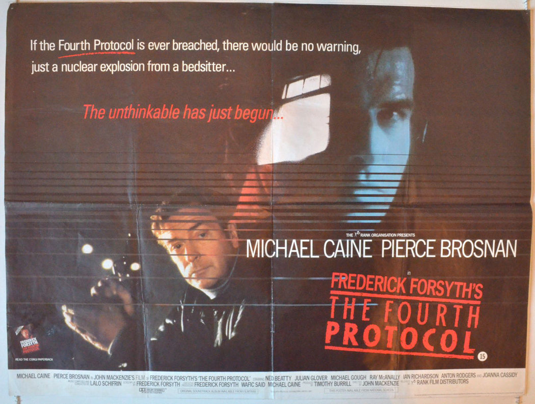 The Fourth Protocol    Original British Quad Poster - Movie Poster