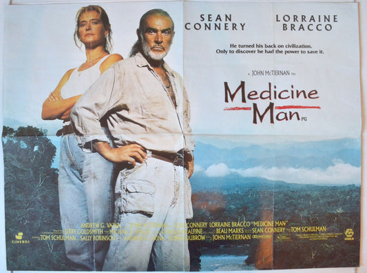 Medicine Man   Original British Quad Poster - Movie Poster