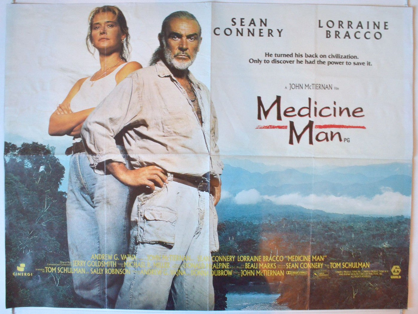 Medicine Man   Original British Quad Poster - Movie Poster