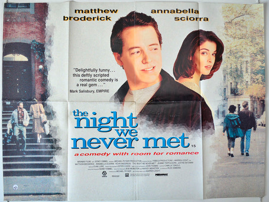 The Night We Never Met Original British Quad Poster - Movie Poster