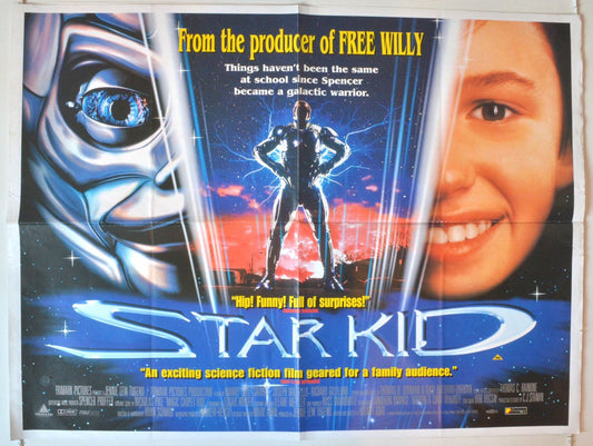 Star Kid   Original British Quad Poster - Movie Poster