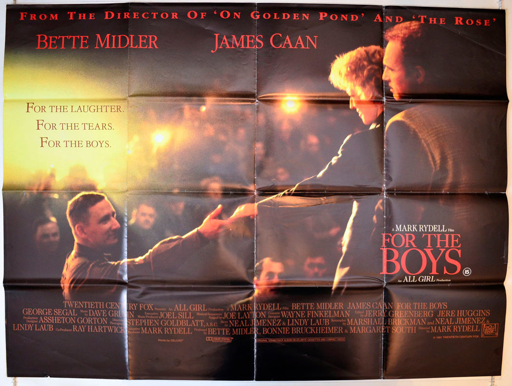 For The Boys Original British Quad Poster - Movie Poster